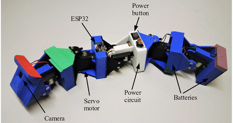 Development of a vision-based target exploration system for snake-like robots in structured environments