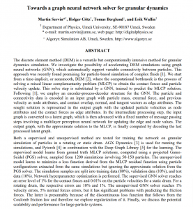 Towards a graph neural network solver for granular dynamics