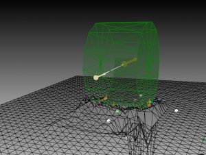 A deformable terrain model in multi-domain dynamics using elastoplastic constraints: An adaptive approach