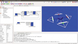 Development of a multi-copter simulator and a projection system for virtual operation experience