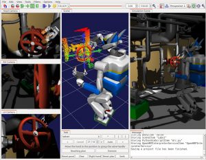 Developing semi-autonomous humanoid robots that perform various composite tasks via a task sequencer and dynamics simulator